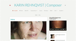Desktop Screenshot of karin-rehnqvist.se