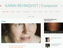 Tablet Screenshot of karin-rehnqvist.se